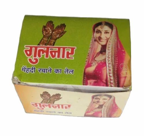 Mehandi Oil Printed Packaging Box