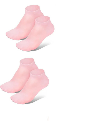 Silicone Moisturizing Socks (Pink)