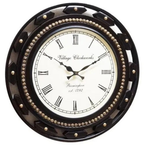 Antique Wall Clock  - Color: Brown