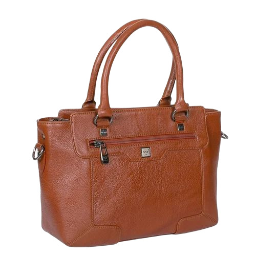 Camel Brown Women Leather Handbag
