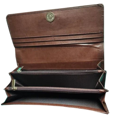 Dark Brown Ladies Leather Wallet