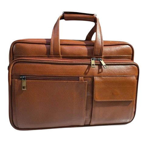 Plain Leather Laptop Bags