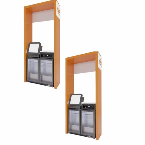 Self-service Retail Kiosks - Color: Brown
