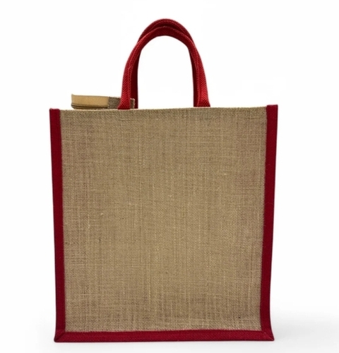 Natural Body Jute Bag With Zip