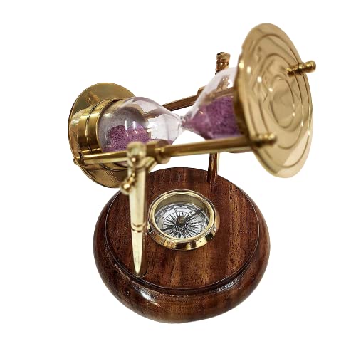 Nautical Brass Stand Timer