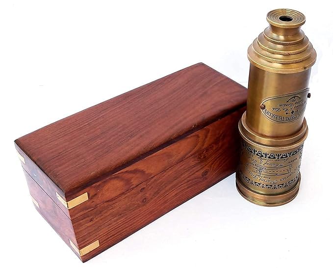 Nautical Brass Telescope - Color: Golden