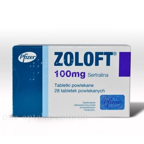 Zoloft 100mg Tablets - Expiration Date: 2 Years