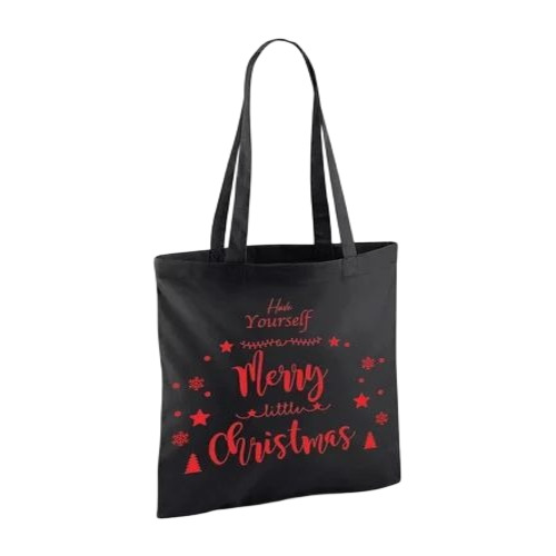 Black Non Woven Carry Bag - Non Woven Fabric Black 5 kg Load Capacity Eco-Friendly With Handle