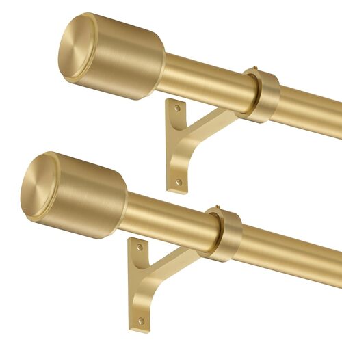 Brass Curtain Rods - Design: Custom