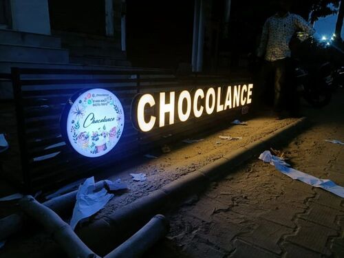 Led Rectangle Acp Acrylic Sign Board For Advertisement - Application: ............