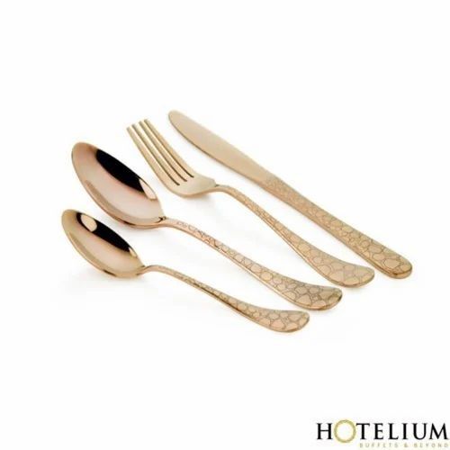 Rose Gold Coated Stainless Steel Cutlery Set