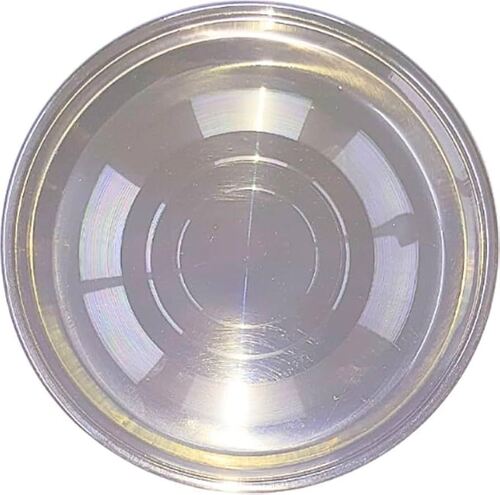 Stainless Steel Border Dinner Plate