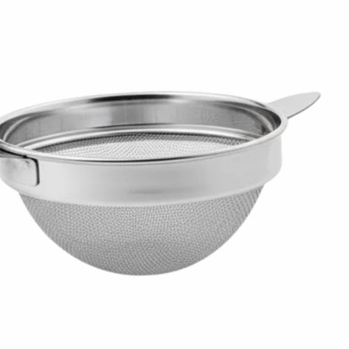 Stainless Steel Flat Handle Tea Strainer