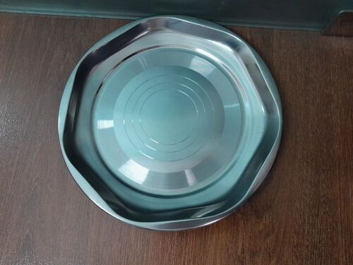 Stainless Steel Star Dinner Plate