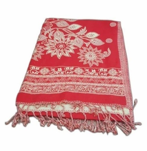 Ladies Fancy Poly Wool Stole