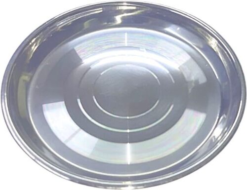 Mid Day Meal Stainless Steel Dinner Plate