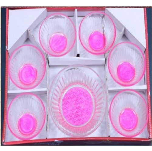 Pink Serving Shef Pudding Set