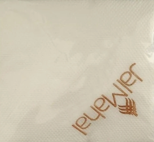 Plain White M Fold Tissue Napkin