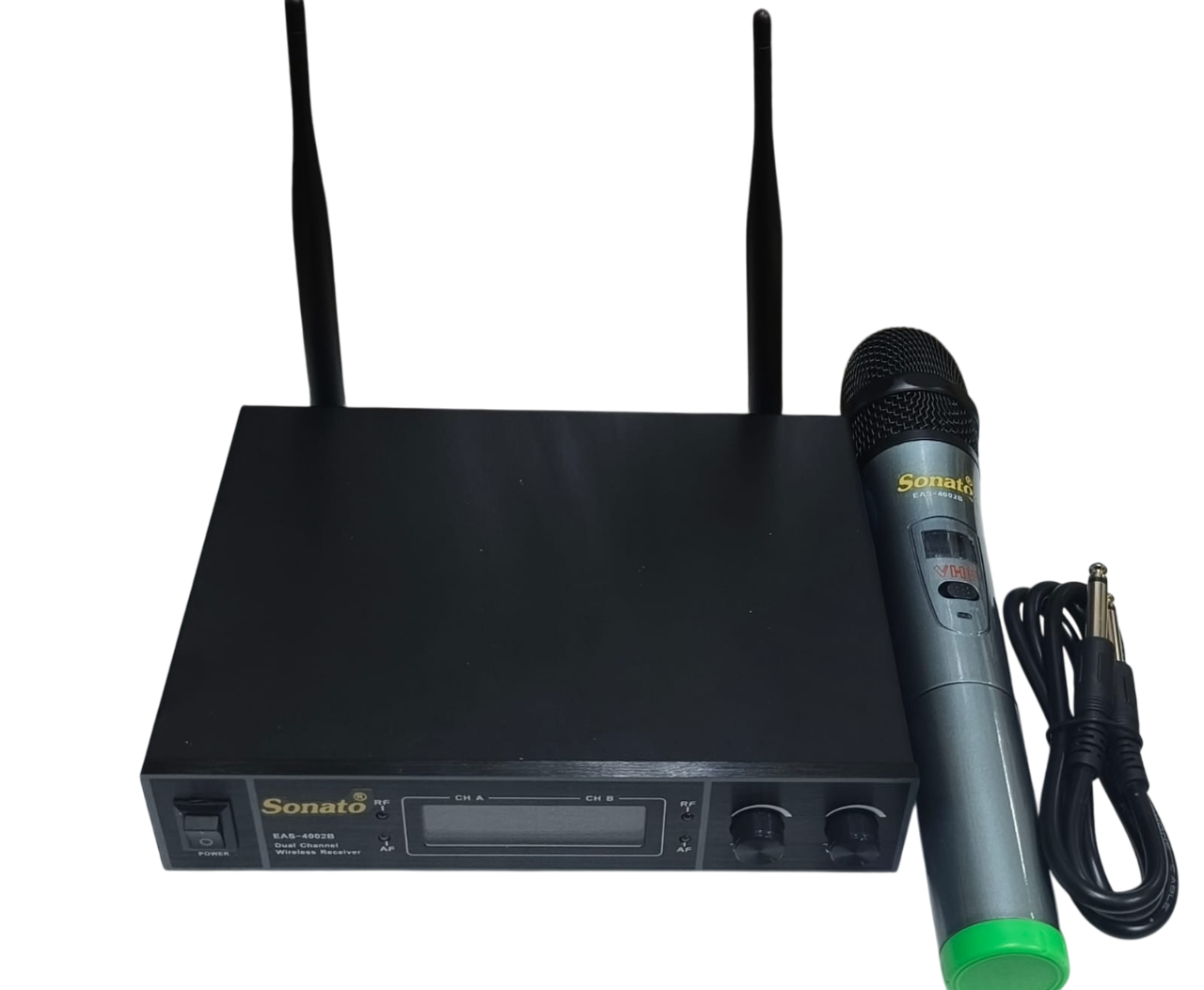 Sonato Eas 4002A Professional Wireless Microphone - Color: Black