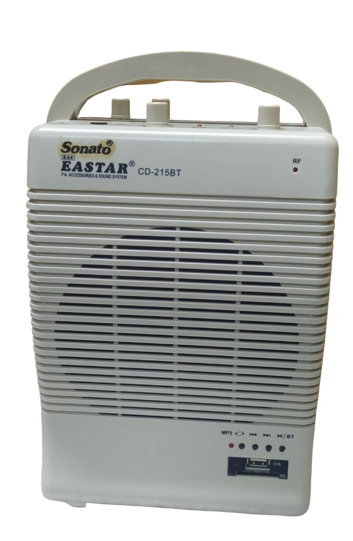 Sonato Portable Pa Cd 215Bt Sound System - Cabinet Material: Plastic