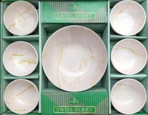 Swiss Berry Melamine Pudding Set