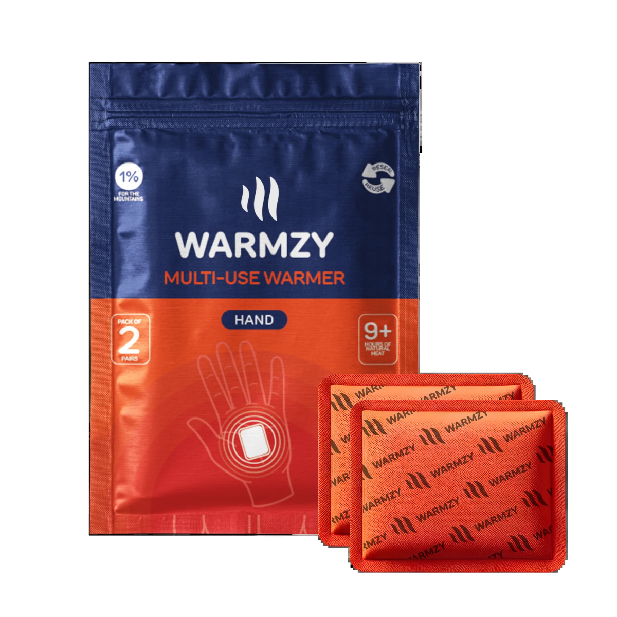 Warmzy Hand Warmer (2 Pair) - Battery Life: Warmth Hours