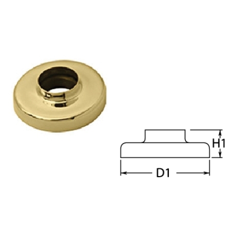1-1/2" Brass Canopy