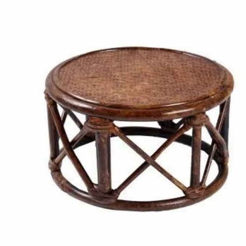 Low Sitting Rattan Stool