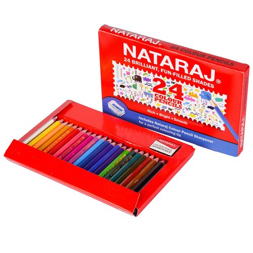 Nataraj Colour Pencils - Material: Good