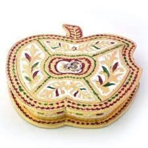 Golden Work Dryfruit Box