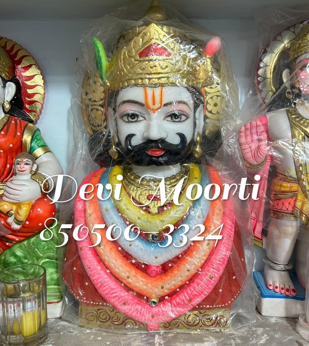 Marble Khatu Shyam Baba Statue - Feature: Easy To Clean