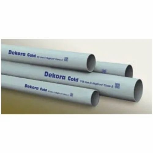 Pvc Pipe - PVC Material, Dekora Gold Color | Lightweight, Corrosion Resistant, Durable, Chemical Resistant, Pressure Resistant