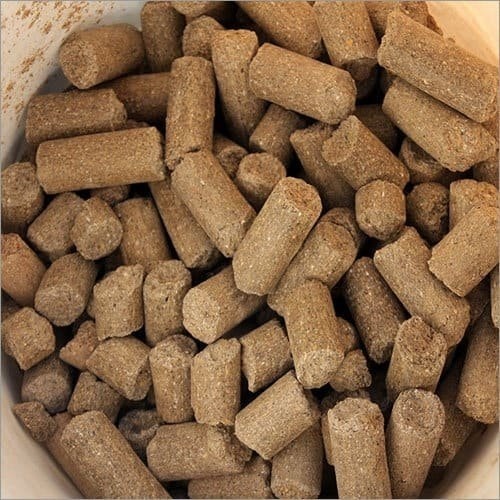 Round Brown Cattle Feed