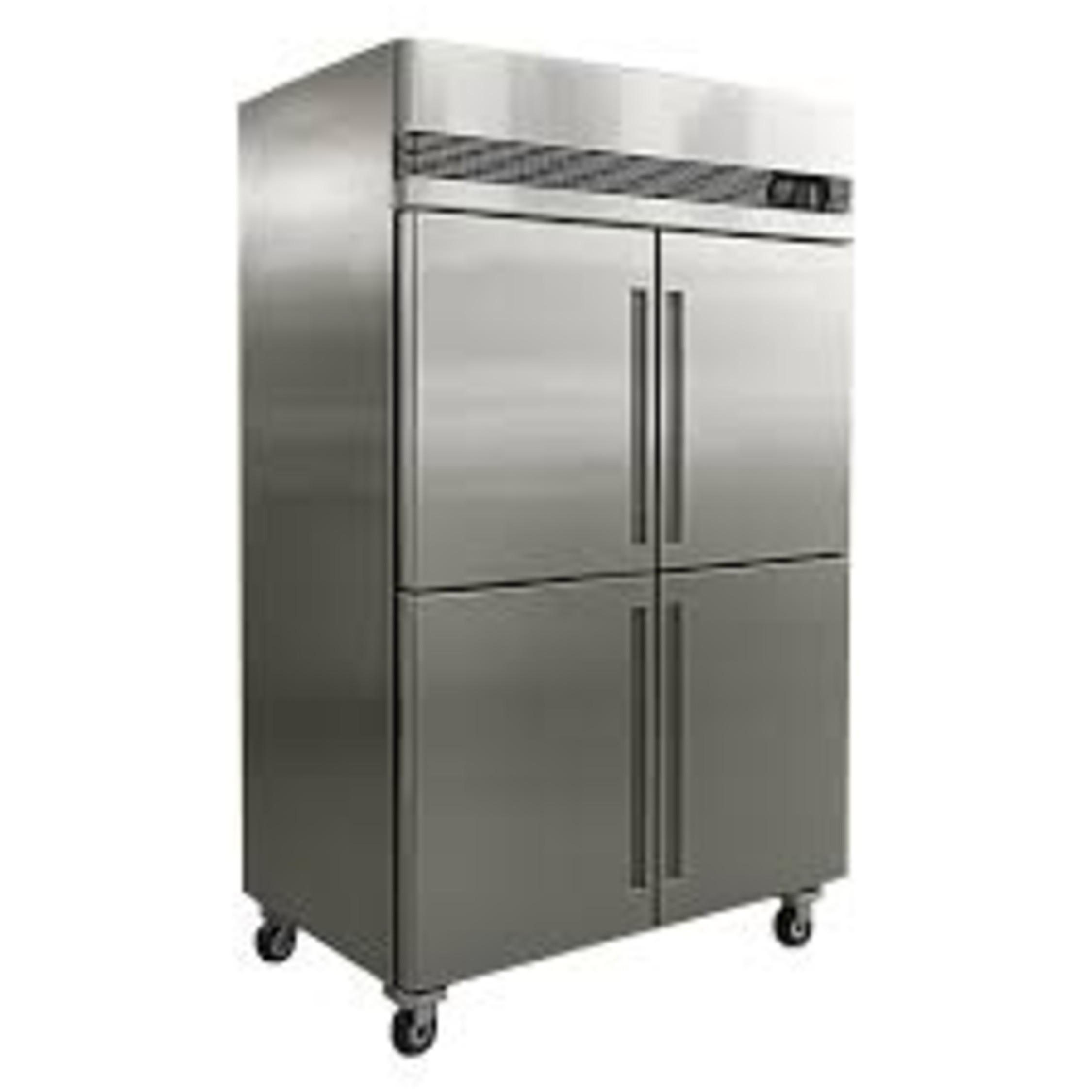 Ss Refrigerator & Freezer - Color: White And Silver