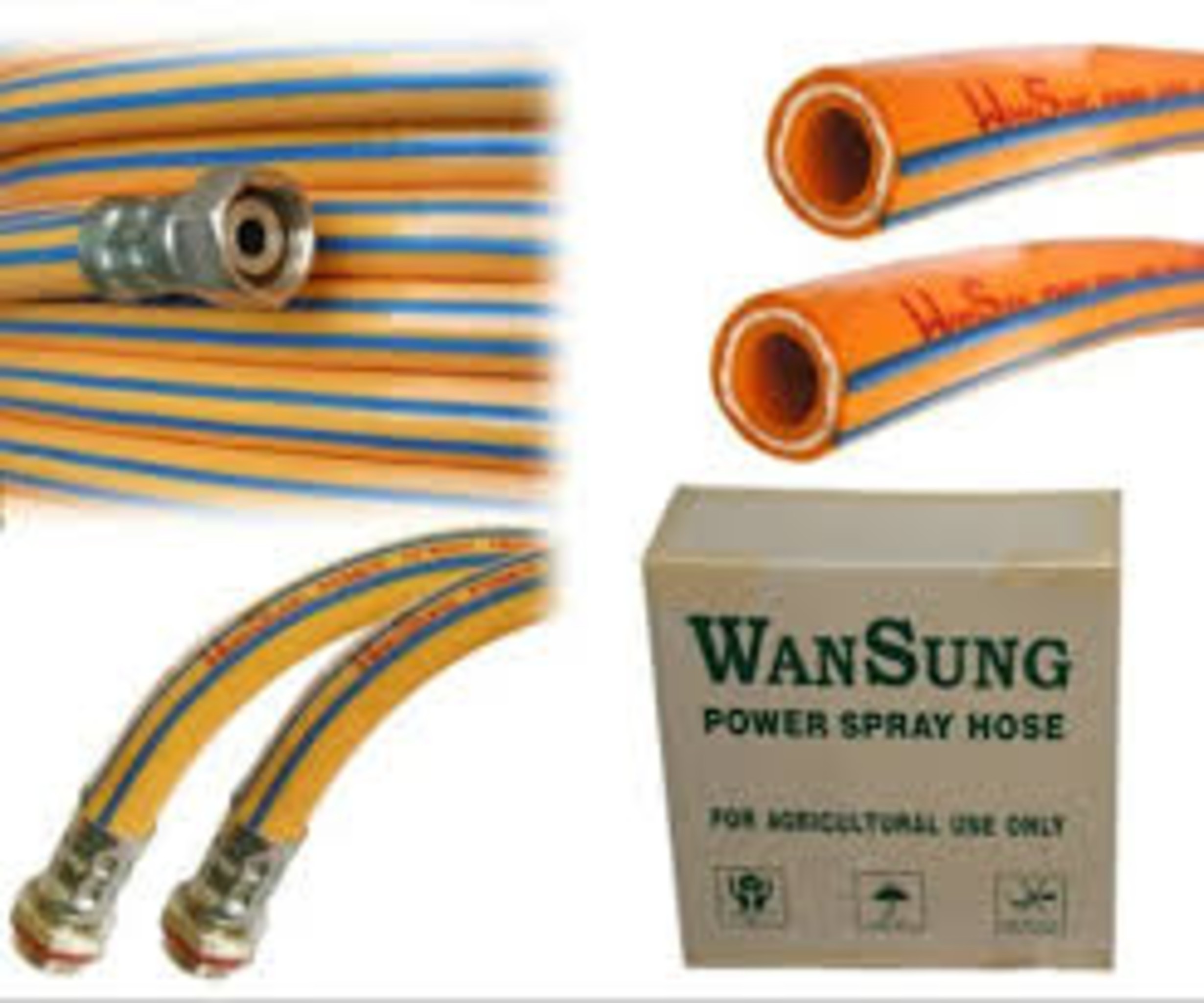 Wansung Power Spray Hoses - Color: Yellow