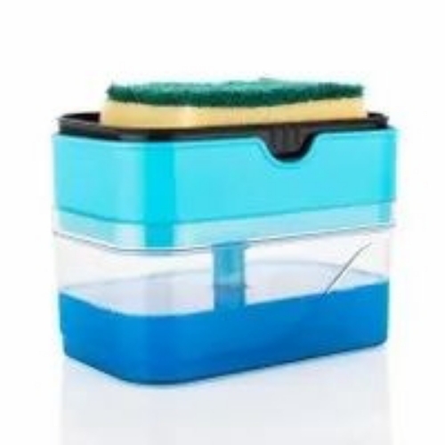 2 In 1 Soap Pump Dispenser And Sponge 