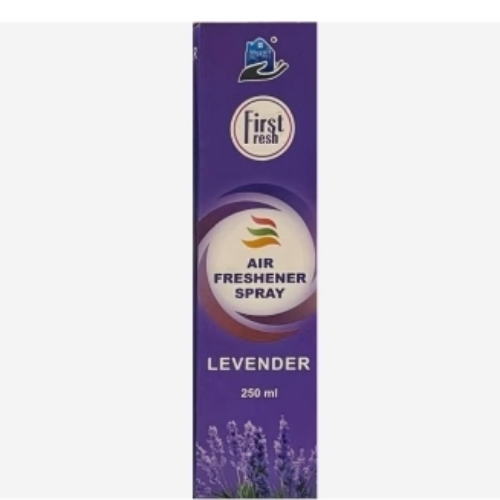 First Fresh Levender Air Freshener Spray 250 Ml - Liquid Form, Lavender Scent, Clear Color, 250 mL Volume, Fine Mist Quality