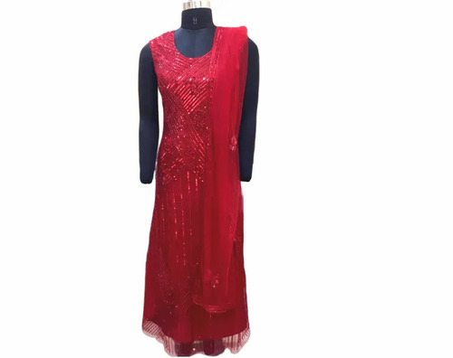Ladies Net Bride Dress - Color: ............