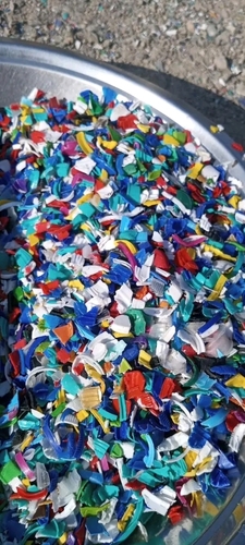 PET Bottles Caps Grinding 