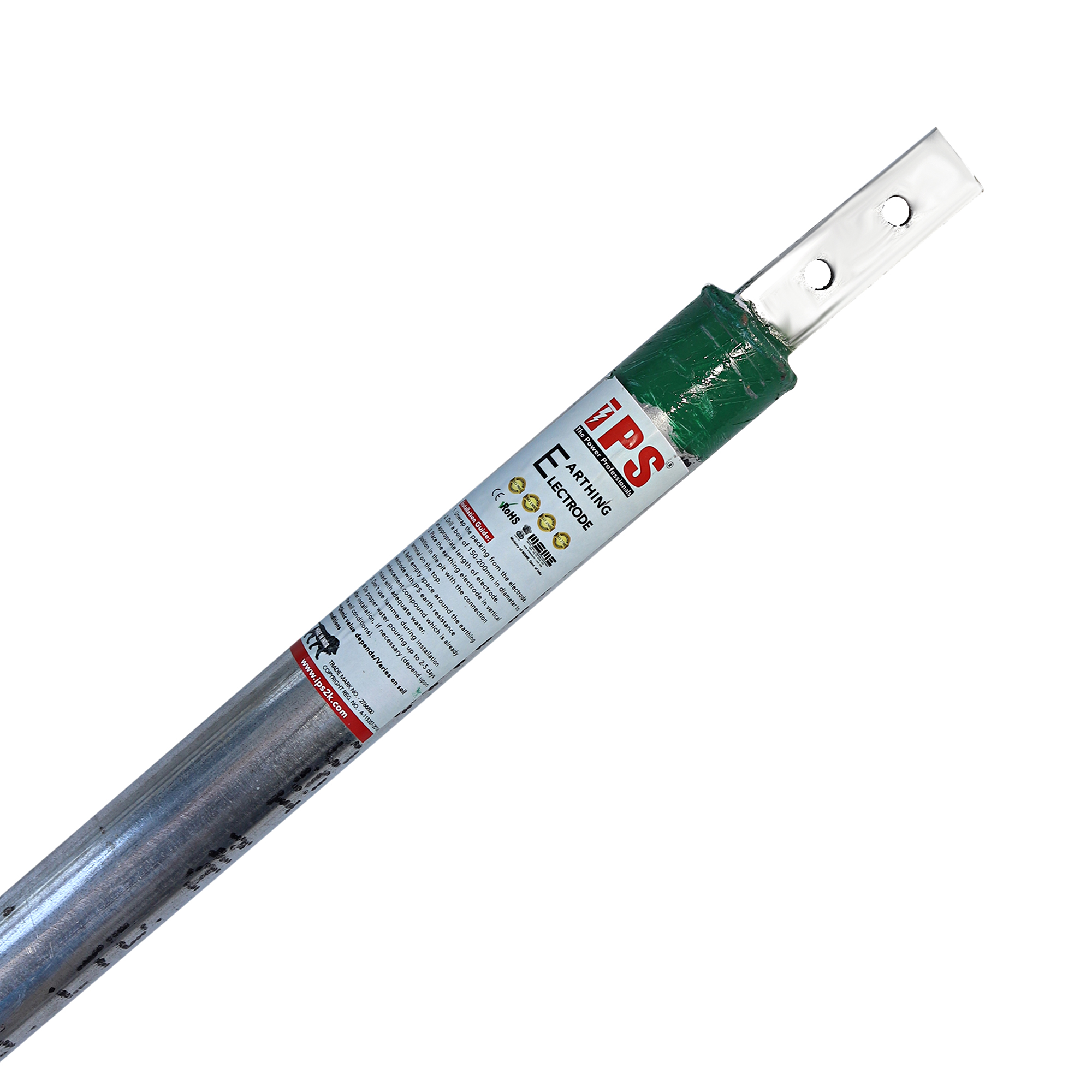 Gi Earthing Electrode Strip In Pipe Technology Size 48Mm 1 Mtr - Material: Galvanized Steel