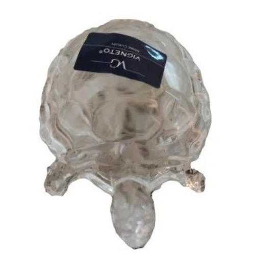 Glass Crystal Tortoise Showpiece