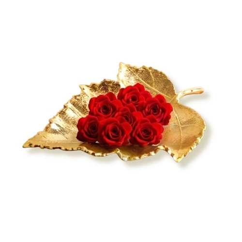 Golden Leaf Tray
