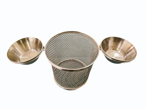Good Quality Ss Round Fryer Basket