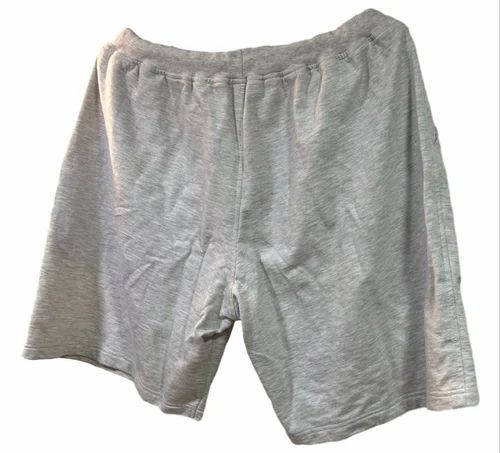 Men Cotton Grey Shorts