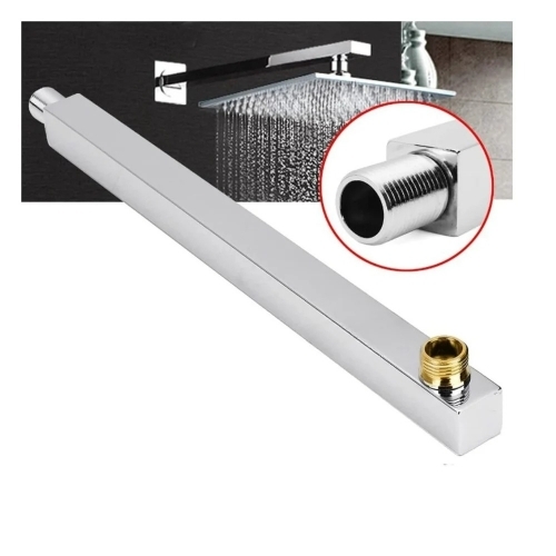 Square Brass Nut Shower Arm