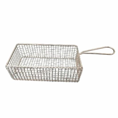 Ss Rectangular Wire Fryer Basket