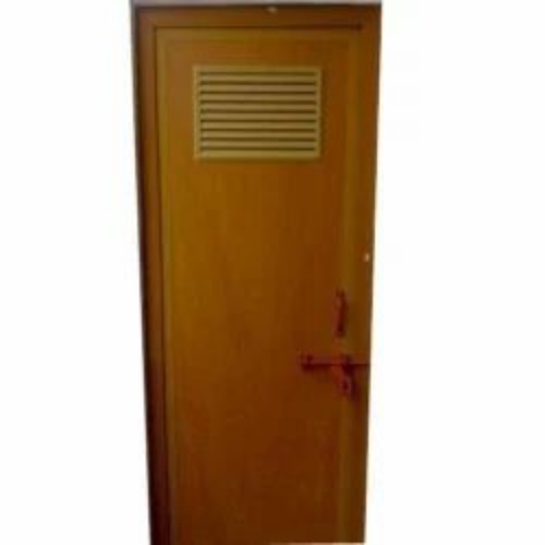 Brown 6 Feet Pvc Hinged Door