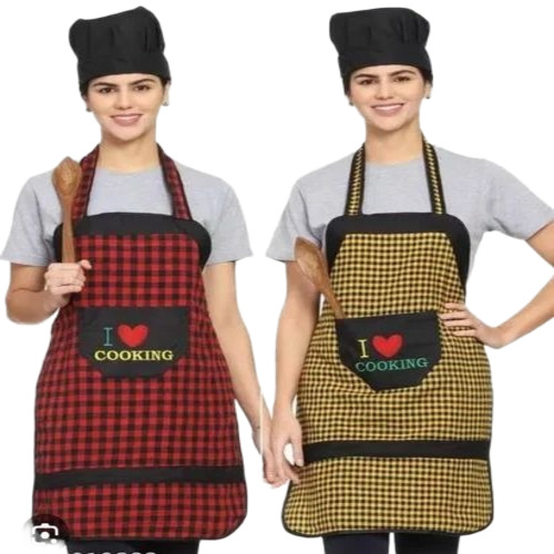 Printed Cotton Kitchen Apron