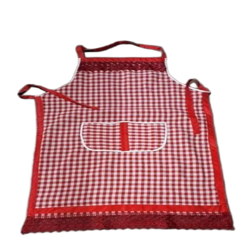 Red Cotton Lining Apron
