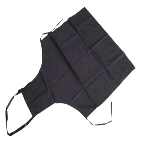 Black Salon Apron - Polyester, XXL, Black, Adjustable | Anti-Wrinkle, Comfortable, Unisex